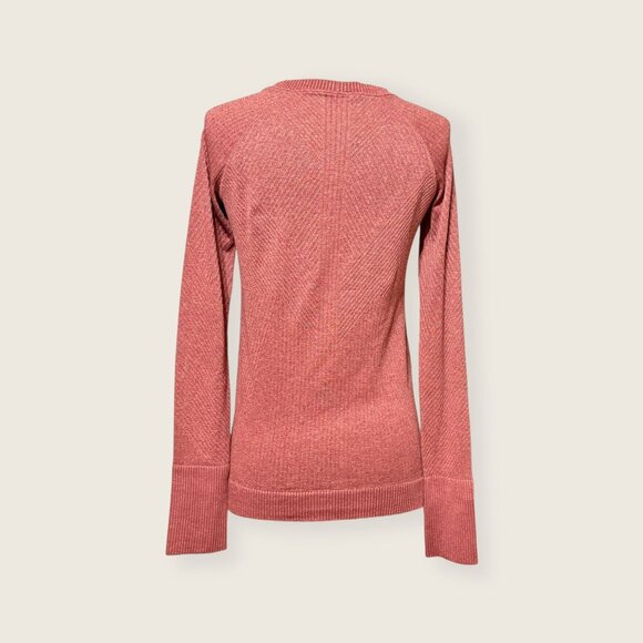 Lululemon Rest Less Pullover 6 Knit Mulled Wine Pink Savannah Long Sleeve - Picture 10 of 10